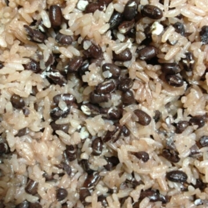 1日浸して!簡単!炊飯器でお赤飯♪